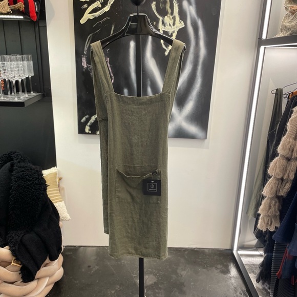 Haomy Japanese Kyoto Apron - Khaki - Picture 4 of 4